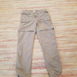 North face zipping off pants